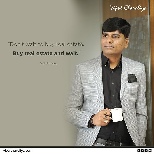 Recognize the importance of investment in real sense. 
Make your wait worth the while.

#realestateinvestment #factsofrealestate #realestatenews #factsandfigures #vipulcharoliya