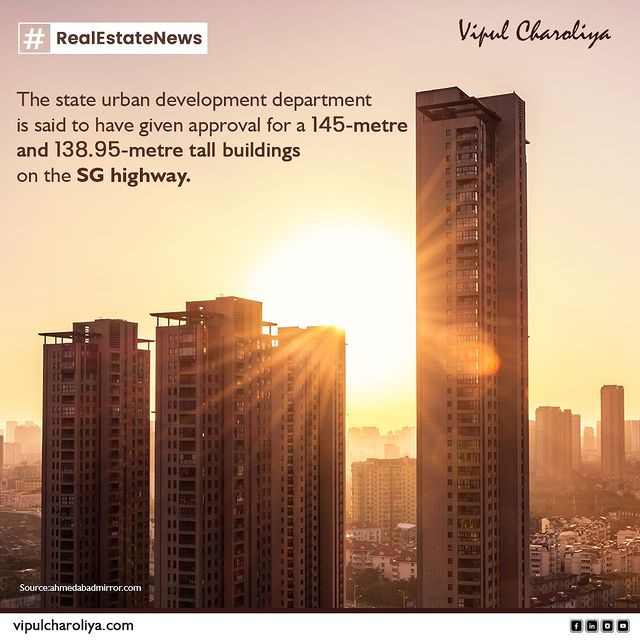 Real Estate is booming! 

Tons of new projects are coming up. Dreams are turning into a reality! Ahmedabad's buildings are touching the skies! 

#RealEstateNews #VipulCharoliya